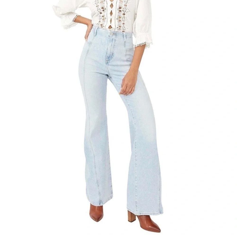 Free People Florence Light Wash Jeans sz 31